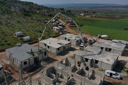 Funded by pro-Muslim Brotherhood associations: New settlement project in Yazidi village of Şadêrê, occupied Afrin