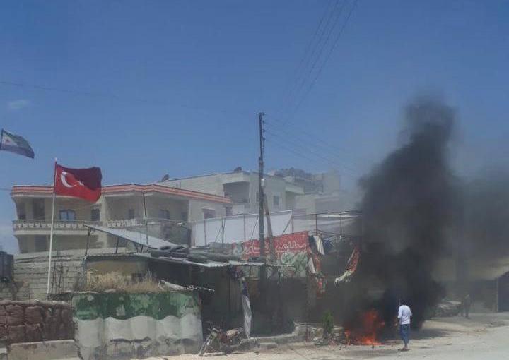 Three injured in booby-trapped motorcycle explosion near Turkish checkpoint, in Syria's Afrin