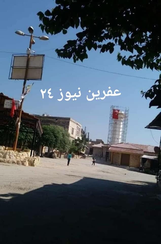 Piştî rûxandina wê ... dagirkeriyê minareyeke nû ji mizgefta kevn re li Şiyê bi rengekî Osmanî ava kir